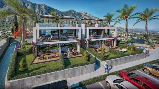 Apartament 2+1, Penthouse 129m2 w Girne