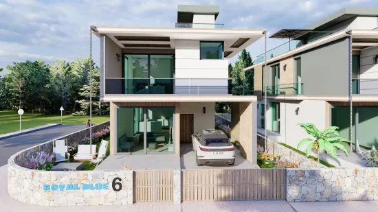 Willa 4+1 o powierzchni 350 m² w Girne