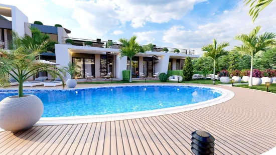 Willa 1+1 o powierzchni 102 m2 w Girne, Cypr Północny