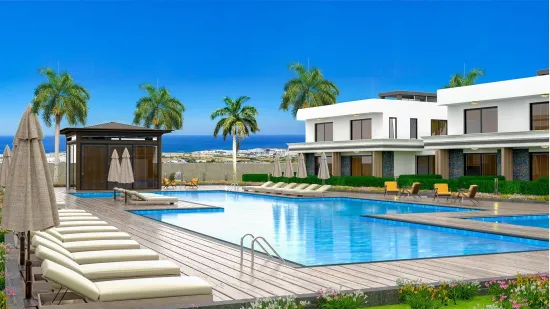 Apartament Girne: luksusowy penthouse 1+1